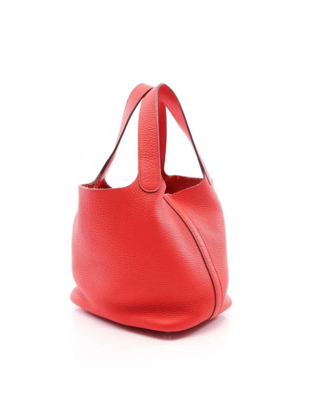 Hermes Handbag Picotin Lock PM Rouge de Coeur
